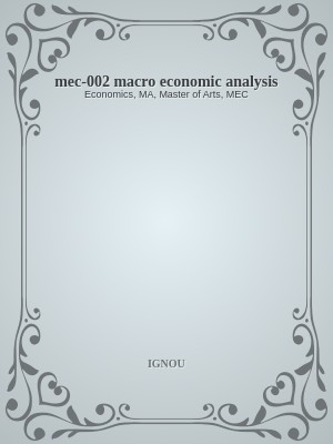 mec-002 macro economic analysis